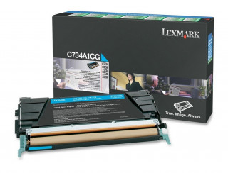 Lexmark C734A1CG - Ciánkék PC