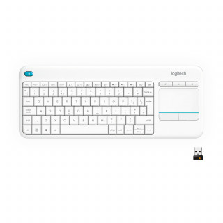 Logitech K400 Plus Touch (ENG, Vez.nélküli) - Fehér PC