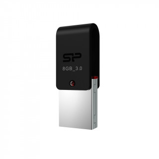 Silicon Power Mobile X31 OTG+USB 8GB [USB2.0] - Fekete PC