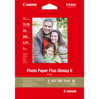 Canon Plus Glossy II PP-201 [13x18cm, 270g, Fényes, 20db] PC