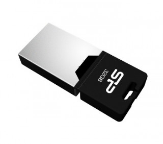 Silicon Power Mobile X20 OTG+USB 32GB [USB2.0] - Fekete PC