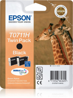 Epson T07114H - Fekete, nagy kapacitású, 2db-os PC