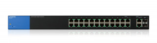 Linksys SMB LGS326P 24port (+2 combo RJ45/SFP) GbE LAN MAXPOE Menedzselhető Switch PC