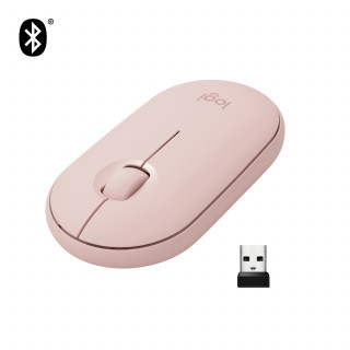 Logitech Pebble M350 Rose wless BT egér PC