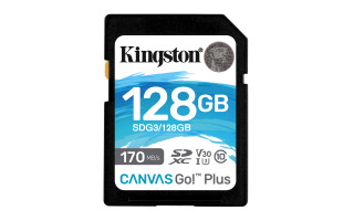 Kingston Technology Canvas Go! Plus memóriakártya 128 GB SD Class 10 UHS-I PC