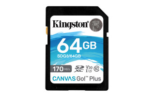 Kingston Technology Canvas Go! Plus memóriakártya 64 GB SD Class 10 UHS-I 