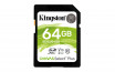 Kingston 64GB SDXC Canvas Select Plus 100R C10 UHS-I U3 V30 thumbnail