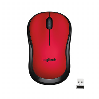 MOUSEW Logitech M220 Silent [Vez.nélküli] - Piros PC