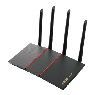 ASUS RT-AX55 Vezetéknélküli Router Kétsávos (2,4 GHz / 5 GHz) Gigabit Ethernet Fekete 