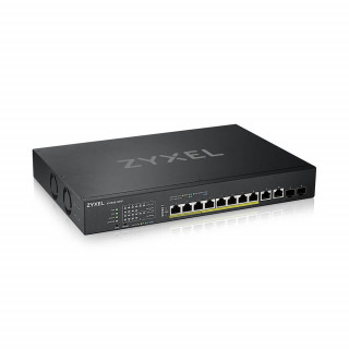 XS1930-12HP, 8-port Multi-Gigabit Smart Managed PoE Switch 375Watt 802.3BT, 2 x PC