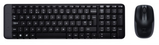 Logitech MK220 (HU, Vez.nélküli) - Fekete (használt) PC