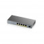 ZyXEL GS1350-6HP 5x GbE LAN PoE (60W) 1x GbE SFP smart menedzselhető CCTV PoE switch thumbnail