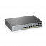 ZyXEL GS1350-12HP 8x GbE LAN PoE (130W) 2x GbE SFP smart menedzselhető CCTV PoE switch thumbnail