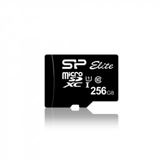 Silicon Power Memóriakártya Micro SDXC 256GB Class 10 Elite UHS-1 +Adapter PC