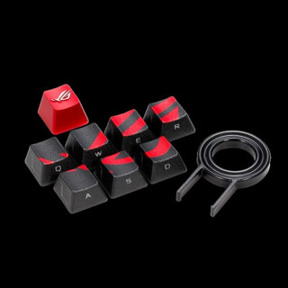 Asus ROG Keycap Set gaming billentyűkészlet fekete-piros PC