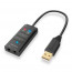 Sharkoon külső hangkártya - SB1 (TRRS -> USB, PC/PS4, Hardveres Equalizer, 15 cm, fekete) thumbnail