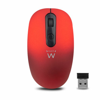 Ewent EW3227 Wireless Mouse Red PC