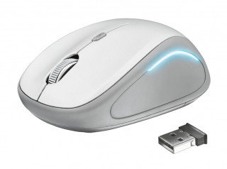 Trust Yvi FX Wireless mouse White PC