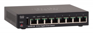 Cisco SG250-08 8port GbE LAN Smart menedzselhető switch PC