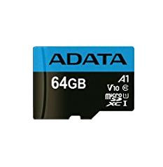 ADATA microSDHC 64GB Premier (Class10, UHS-I U1 A1) R/W: 85/25 MB/s SD adapterrel 