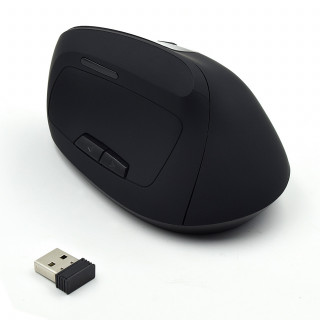 Ewent EW3158 Wireless Ergonomic mouse Black PC