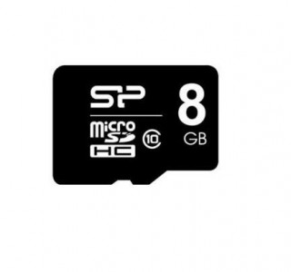 Silicon Power microSDHC 8GB (Class10) SD adapterrel PC