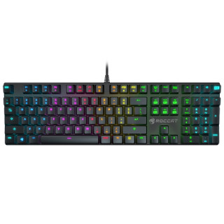 Roccat Suora FX RGB USB angol gaming billentyűzet fekete PC