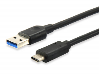 Equip Átalakító Kábel - 12834107 (USB Type-C -> USB-A 3.1 kábel, apa/apa, 1m) PC