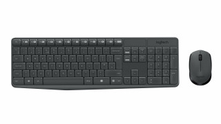 Logitech MK235 billentyűzet Vezeték nélküli RF QWERTZ Német Szürke 