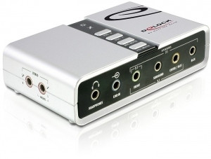 Delock 61803 USB Sound Box 7.1 PC