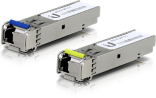 Ubiquiti UF-SM-1G-S 1.25Gbps SFP 1xLC (Single-Mode) 1310/1550nm BiDi 3km - Pair PC