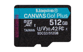 Kingston Technology Canvas Go! Plus memóriakártya 512 GB MicroSD Class 10 UHS-I 