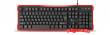 Natec Genesis Rhod 110 Billentyűzet Black/Red HU thumbnail