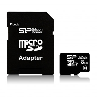 Silicon Power microSDHC 8GB Elite (Class10, UHS-1) 
