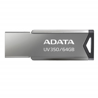 ADATA Pendrive 64GB, UV350 USB 3.2, Metál PC