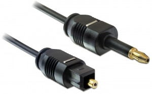 DeLock Cable Toslink Standard male > Toslink mini 3.5 mm male 2m PC