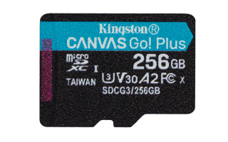 Kingston Technology Canvas Go! Plus memóriakártya 256 GB MicroSD Class 10 UHS-I 