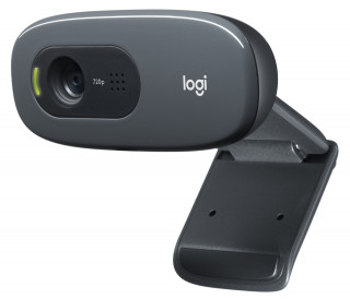 Logitech C270 HD WEBCAM webkamera 1,2 MP 1280 x 960 pixelek USB Fekete PC