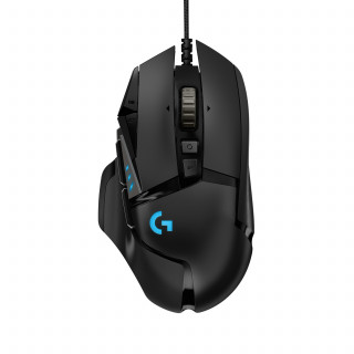 Logitech G502 Hero Gaming RGB USB - Fekete (használt) PC