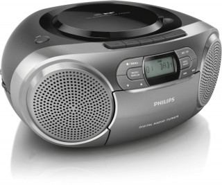 Philips AZB600/12 hordozható sztereó rendszer Digitális 2 W Szürke PC