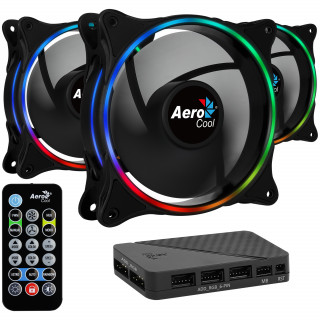 AeroCool Eclipse 12 Pro ARGB 120mm [3-Pack, Remote control] PC