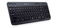 Logitech K360 wireless billentyűzet Black US 