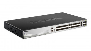 D-Link xStack 24XSFP, 2X10GBASE-T, 4XSFP+ Layer 3 Stackable  Switch PC