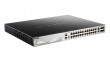 D-Link xStack 24X1000BASE-T, 2X10GBASE-T, 4XSFP+ Layer 3 Stackable  PoE (370W) thumbnail