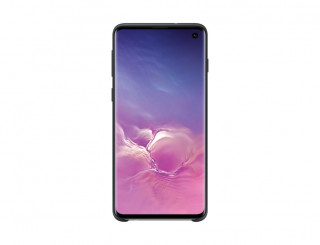 Samsung EF-PG973TBEG Galaxy S10 fekete szilikon védőtok 