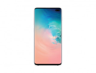 Samsung EF-PG975TWEG Galaxy S10+ fehér szilikon védőtok 