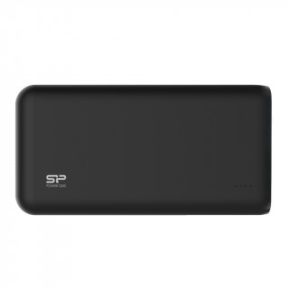 Silicon Power Akkubank - 20000mAh S200 PowerBank Fekete (USB1: DC 5V/2.1A, USB2: 5V / 1A) Mobil