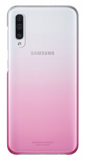 Samsung A505 Galaxy A50 Gradation Cover, gyári színátmenetes tok, rózsaszín, EF-AA505CP 