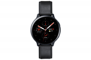 Samsung R820 Galaxy Watch Active 2 okosóra, 44mm, rozsdamentes acél, fekete 