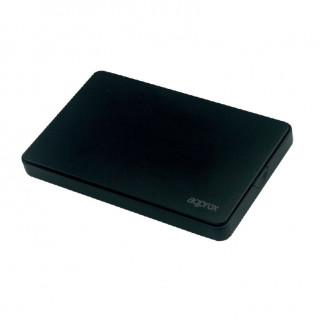 APPROX Külső Ház 2,5" -  USB2.0, SATA, 9.5mm magas HDD kompatibilitás, Fekete 
